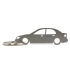 Daewoo Lanos sedan - Brelok stal nierdzewna
